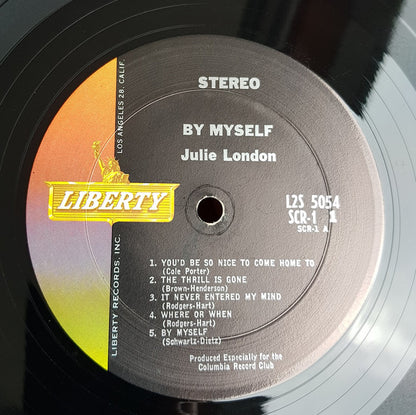 Julie London : By Myself (LP, Comp, Club)