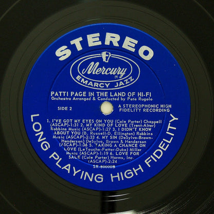 Patti Page With Pete Rugolo Orchestra : In The Land Of Hi-Fi (LP, Album)