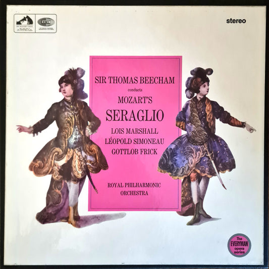 Sir Thomas Beecham Conducts Wolfgang Amadeus Mozart - Lois Marshall, Leopold Simoneau, Gottlob Frick, Royal Philharmonic Orchestra : Seraglio (2xLP + Box, Album, RE)