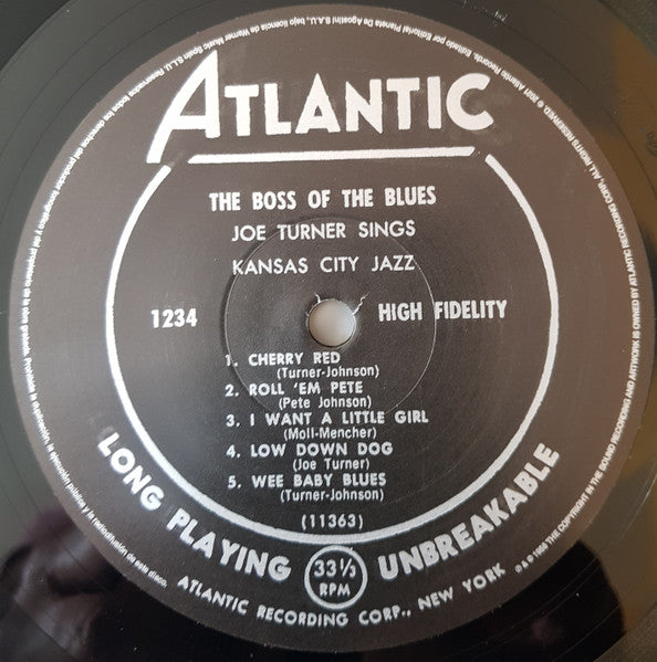 Big Joe Turner : The Boss Of The Blues Sings Kansas City Jazz (LP, Album, Mono, RE, 180)