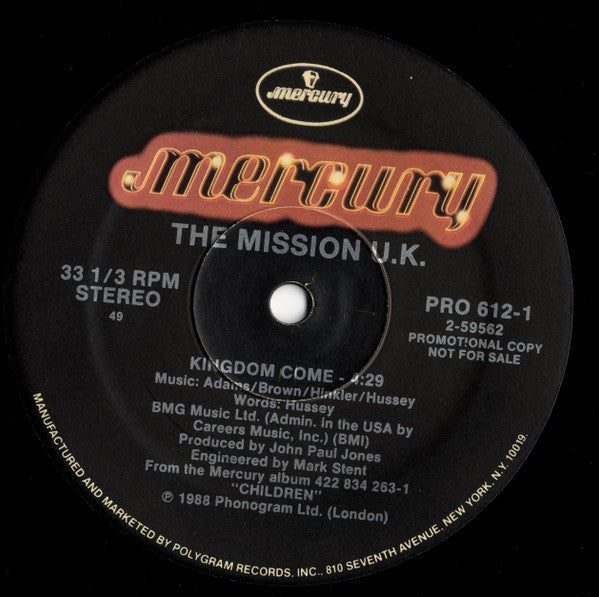 The Mission : Kingdom Come (12", Promo)