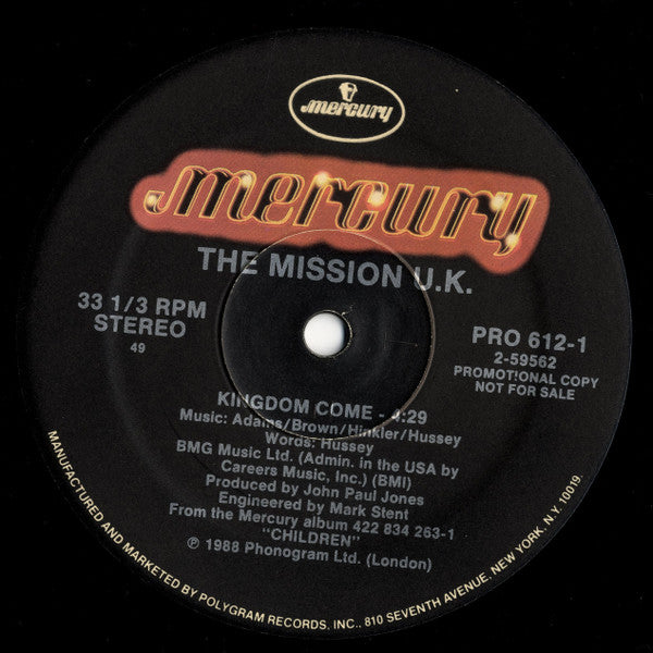 The Mission : Kingdom Come (12", Promo)