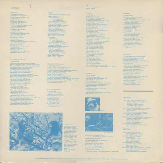 Olomana : Like A Seabird In The Wind (LP, Album)