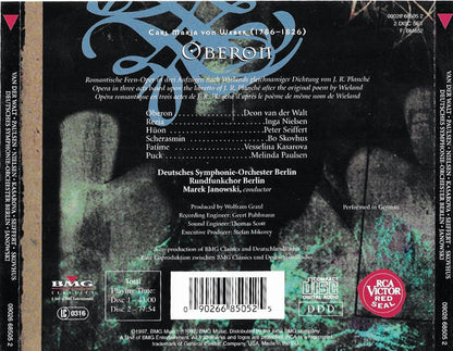 Weber*, Deon van der Walt, Inga Nielsen, Peter Seiffert, Vesselina Kasarova, Bo Skovhus, Melinda Paulsen, Deutsches Symphonie-Orchester Berlin, Marek Janowski, Rundfunkchor Berlin : Oberon (2xCD, Album + Box)