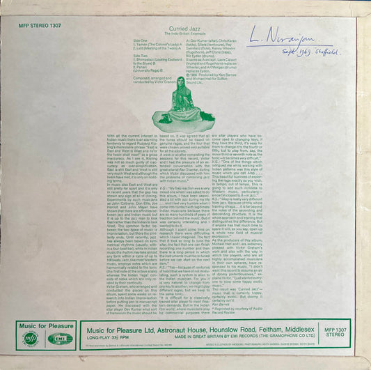 The Indo-British Ensemble : Curried Jazz (LP, Album)