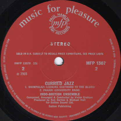 The Indo-British Ensemble : Curried Jazz (LP, Album)