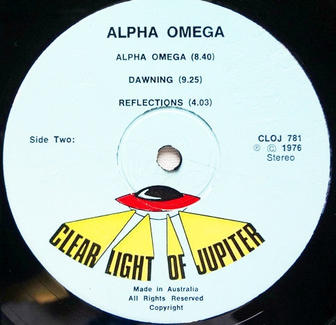 Alpha Omega (11) : Alpha Omega (LP, Album)