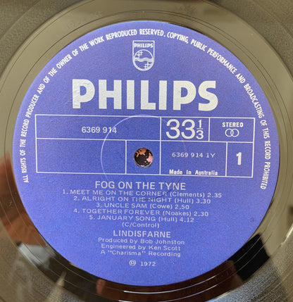 Lindisfarne : Fog On The Tyne (LP, Album, Gat)