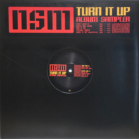 New Sector Movements : Turn It Up (Album Sampler) (12", Smplr)