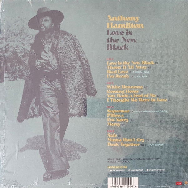 Anthony Hamilton : Love Is The New Black (2xLP, Album, Gol)