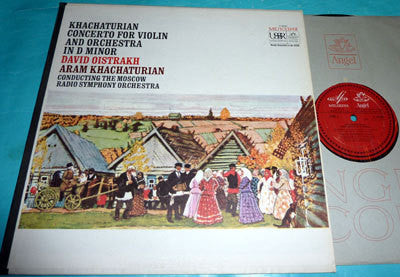 Khachaturian*, David Oistrakh* : The Moscow Radio Symphony Orchestra* : Concerto For Violin And Orchestra In D Minor (LP)