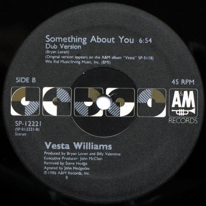 Vesta Williams : Something About You (12", Single)