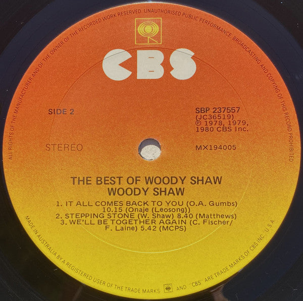Woody Shaw : The Best of Woody Shaw (LP, Comp)