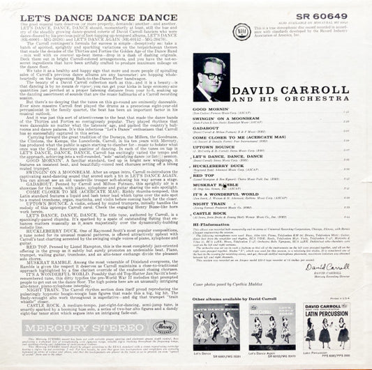 David Carroll & His Orchestra : Let's Dance, Dance, Dance (LP, Album)