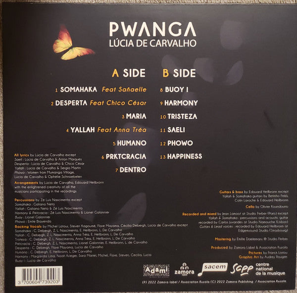 Lúcia De Carvalho (2) : Pwanga (LP, Album)