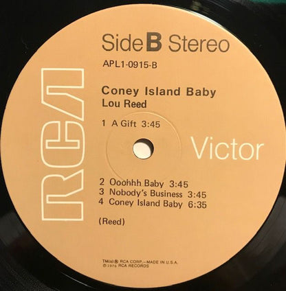 Lou Reed : Coney Island Baby (LP, Album, Hol)