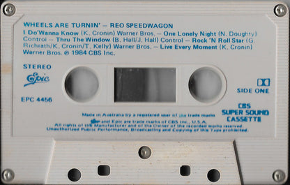 REO Speedwagon : Wheels Are Turnin' (Cass, Album, CBS)