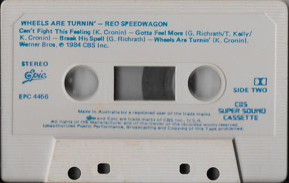 REO Speedwagon : Wheels Are Turnin' (Cass, Album, CBS)