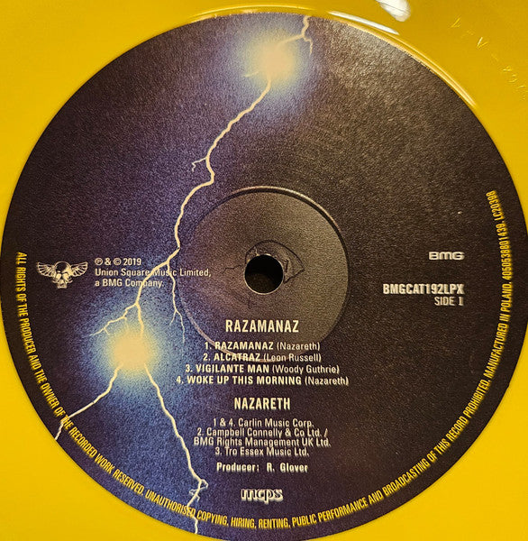 Nazareth (2) : Razamanaz (LP, Album, RE, RM, Yel)