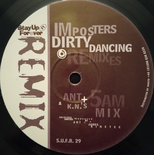 The Imposters : Dirty Dancing Remixes (12")
