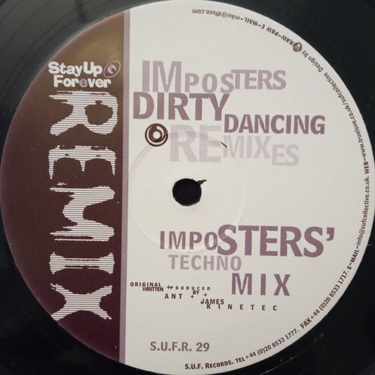 The Imposters : Dirty Dancing Remixes (12")