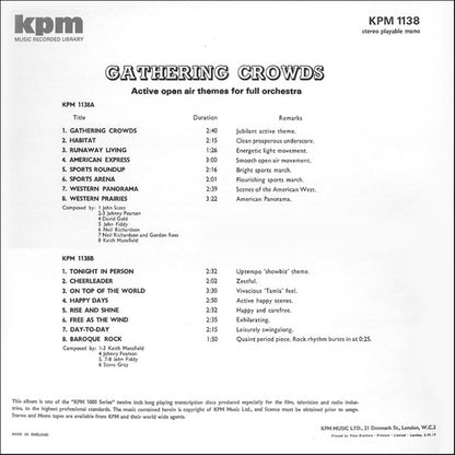 Various : Gathering Crowds (LP)
