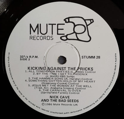 Nick Cave & The Bad Seeds : Kicking Against The Pricks (LP, Album)