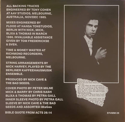 Nick Cave & The Bad Seeds : Kicking Against The Pricks (LP, Album)
