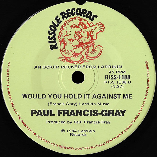 Paul Francis-Gray* : You Are The One (7", Single)