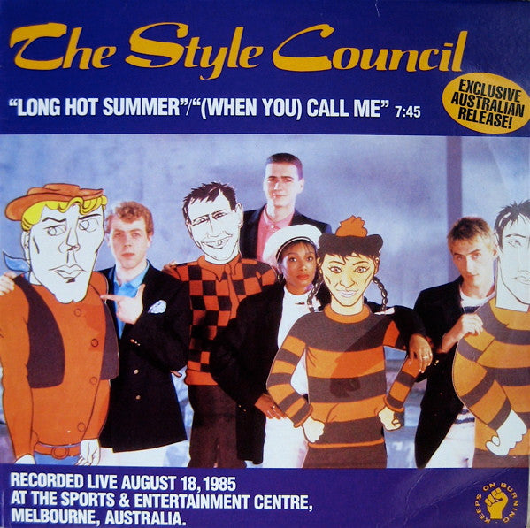 The Style Council : Long Hot Summer/(When You) Call Me (12", Single)