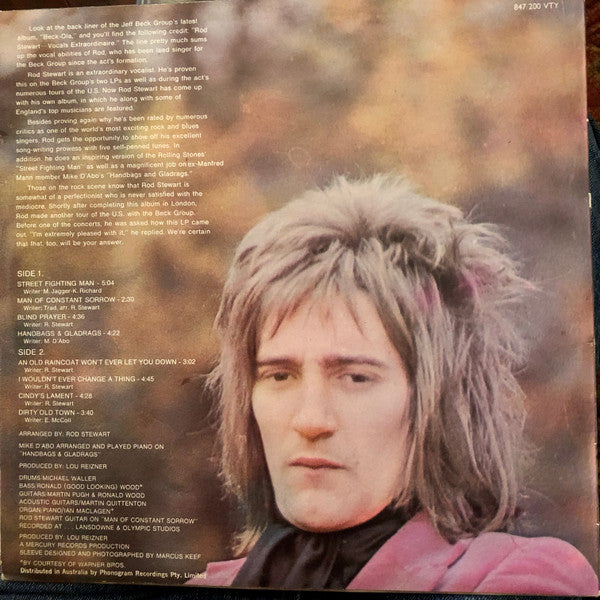 Rod Stewart : An Old Raincoat Won't Ever Let You Down (LP, Album)