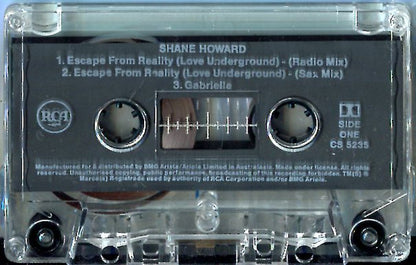 Shane Howard (2) : Escape from Reality (Love Underground) (Cass, Single, CAS)