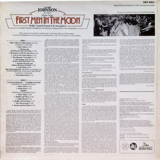 Laurie Johnson : Music From First Men In The Moon, Hedda, Captain Kronos & Dr Strangelove (LP, Amb)