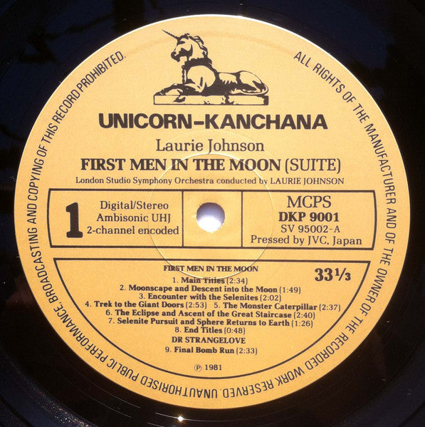 Laurie Johnson : Music From First Men In The Moon, Hedda, Captain Kronos & Dr Strangelove (LP, Amb)