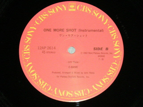 C-Bank Featuring Jenny Burton : One More Shot (12")