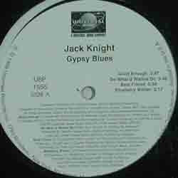 Jack Knight : Gypsy Blues (LP, Album, Promo)