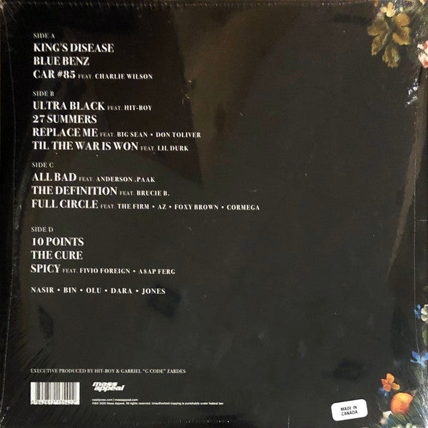 Nas : King's Disease (2xLP, Album, RE, Gat)