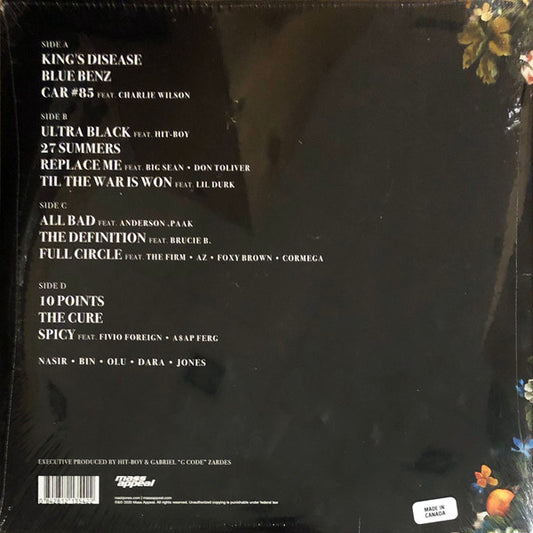 Nas : King's Disease (2xLP, Album, RE, Gat)