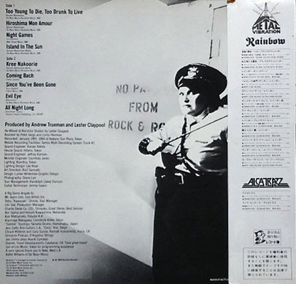 Alcatrazz : Live Sentence (No Parole From Rock 'n' Roll) (LP, Album, 1st)