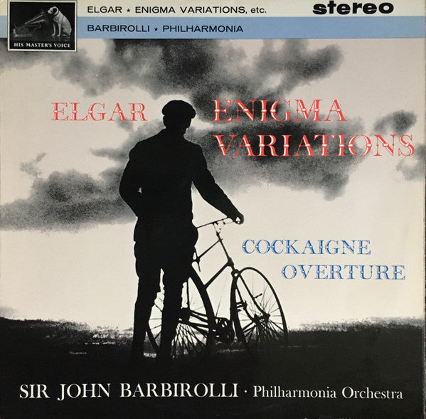 Sir Edward Elgar, Sir John Barbirolli · Philharmonia Orchestra : Enigma Variations / Cockaigne Overture (LP, Gol)