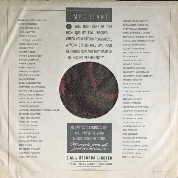 Sir Edward Elgar, Sir John Barbirolli · Philharmonia Orchestra : Enigma Variations / Cockaigne Overture (LP, Gol)