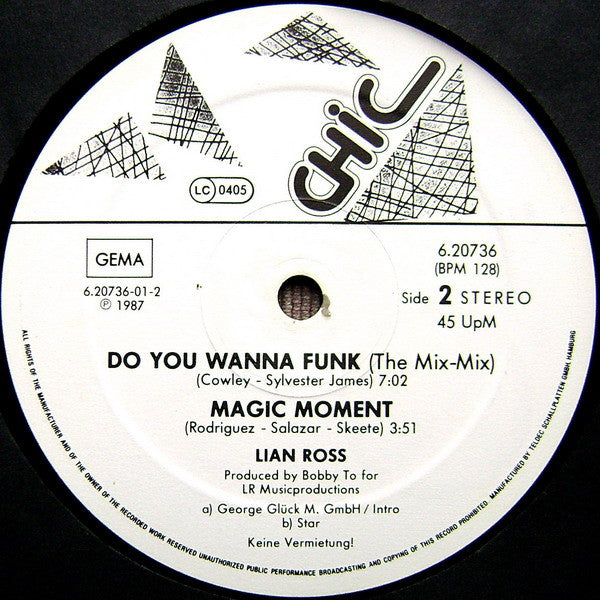 Lian Ross : Do You Wanna Funk (12", Maxi)
