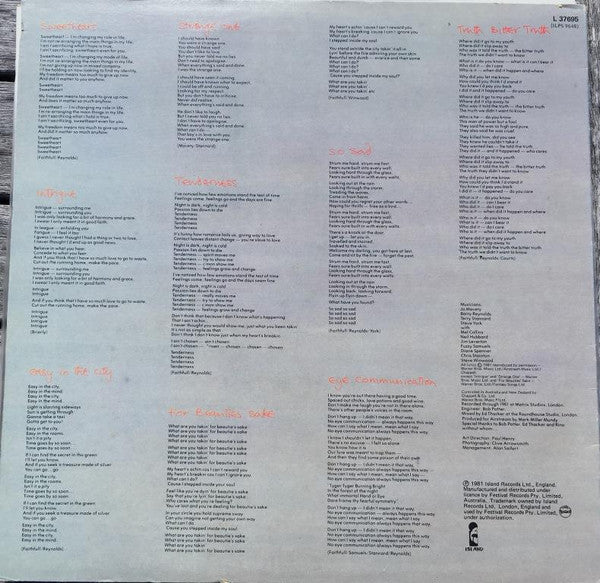 Marianne Faithfull : Dangerous Acquaintances (LP, Album, Fir)