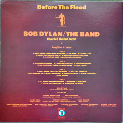 Bob Dylan / The Band : Before The Flood (2xLP, Album)