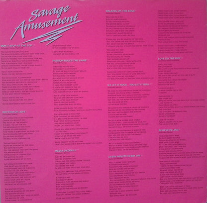 Scorpions : Savage Amusement (LP, Album)