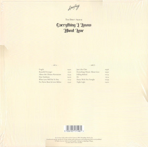 Laufey (2) : Everything I Know About Love (LP, Album)
