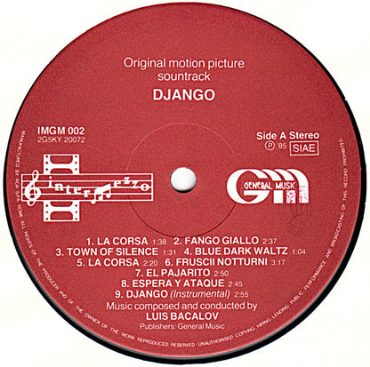 Luis Bacalov : Django - Original Motion Picture Soundtrack (LP, Album, Ltd, RM)