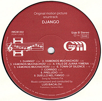 Luis Bacalov : Django - Original Motion Picture Soundtrack (LP, Album, Ltd, RM)