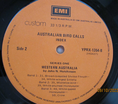 John N. Hutchinson : Australian Bird Calls Index (LP)