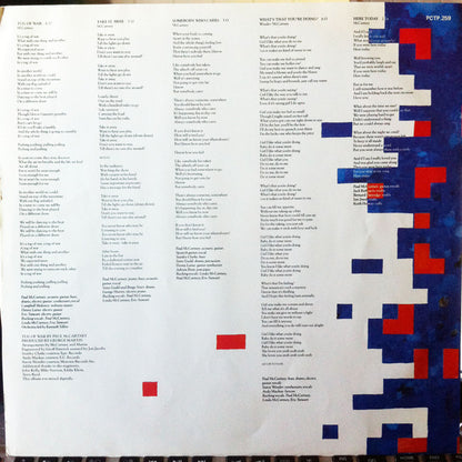 Paul McCartney : Tug Of War (LP, Album)